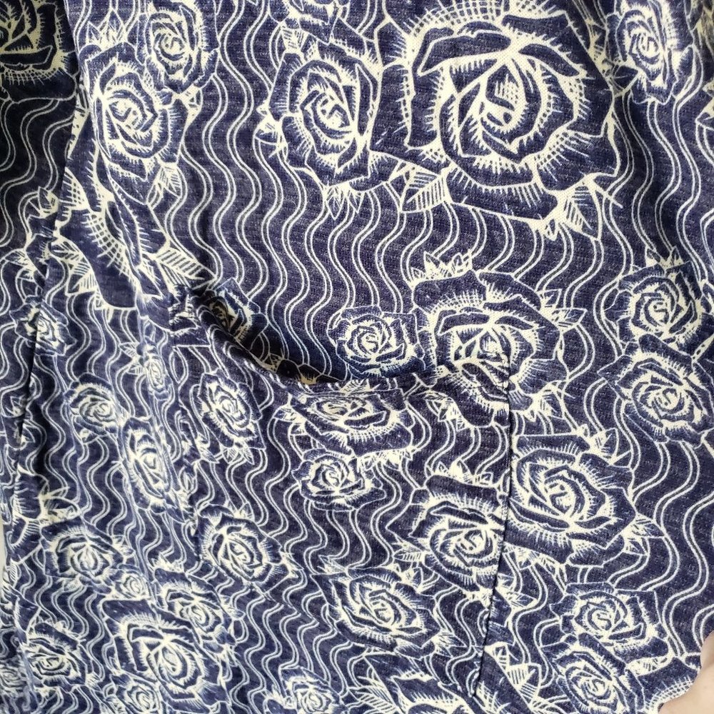 NWT Blue Cabbage Patch Rose Cardigan